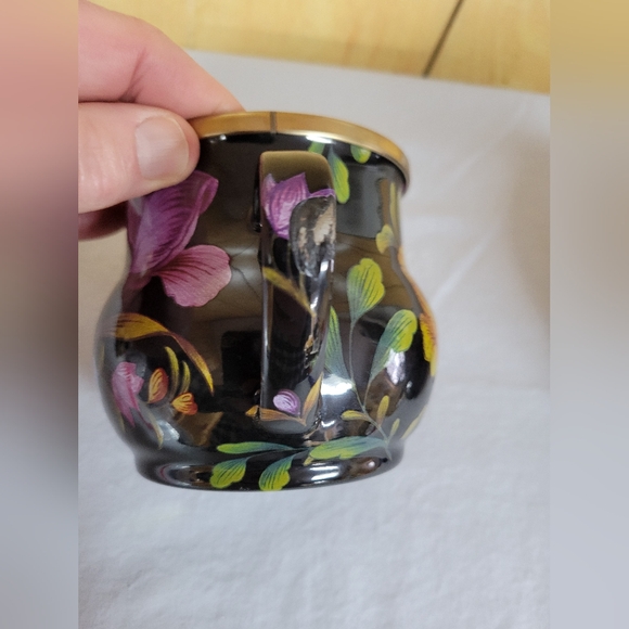 MacKenzie-Childs Black Floral Market Mug - Picture 9 of 9